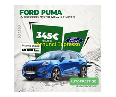 FORD PUMA 1.0 Ecoboost hybrid 125 CV ST-LINE A Noleggio a lungo termine