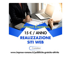 Realizzazione Siti Web a partire da 15 € / Anno