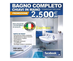 Ristrutturazione bagno napoli 2500€