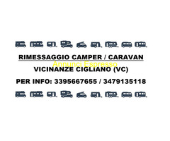 Rimessaggio camper e caravan al coperto