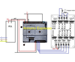 Scheda di interfaccia per controllo motori stepper