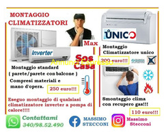 Smontaggio climatizzatori inverter Roma