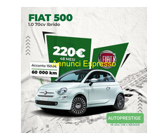 FIAT 500 1.0 70 cv Ibrido noleggio a lungo termite