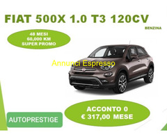 FIAT 500 1.0 70 cv Ibrido noleggio a lungo termite