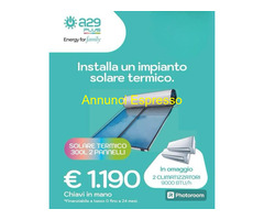 Solare Termico da 300lt + n.2 climatizzatori in om