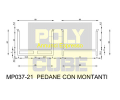 Pallet o pedane a montanti liberi usati