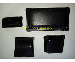 Portasapone da incasso Nero in Ceramica