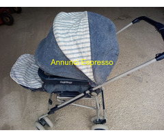 Passeggino PEG PEREGO modello DENIM JEANS completo