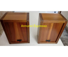 Casse acustiche in legno Noce Italiana 50 Watt