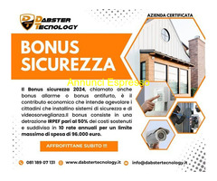 Bonus Sicurezza