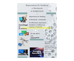 Riparazione Pc Desktop Notebook a Domicilio