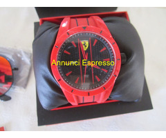 OCCHIALI-SOLE- RAY-BAN+OROLOGIO SCUDERIA FERRARI