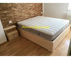 Letto sommier matrimoniale in abete