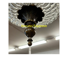 L.ampadario chandelier a sospensione anni 60