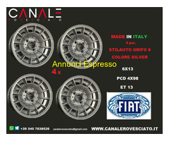 STILAUTO GRIFO 6x13 et13 4x98 fiat 124 217 128 131