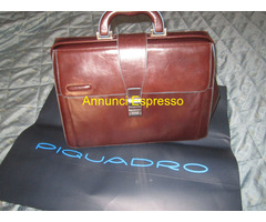 BORSA PIQUADRO  DA MEDICO MOD BLUE SQUARE IN PELLE