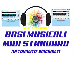 Basi musicali originali MIDI con testo Karaoke