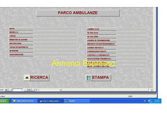 SERVIZIO DI AMBULANZA SOFTWARE GESTIONALE  SU  PEN