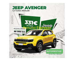 JEEP AVENGER 1.2 Turbo Altitude Noleggio a Lungo Termine