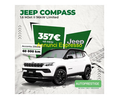 JEEP COMPASS 1.6MJet 96 KW Limited Noleggio a L.T