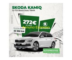 SKODA KAMIQ 1.0 TSI Black Dots 70 KW Noleggio a Lungo Termine