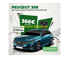 PEUGEOT 308 SW Active Pack Blue HDI 130 EaT8 S&S noleggio a lungo termine