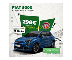 FIAT 500X 1.3 Mjt 95 cv MT& Sport Noleggio a Lungo Termine