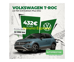 VOLKSWAGEN T-ROC 2.0 TDI SCR Edition Plus DSG Noleggio a lungo Termine