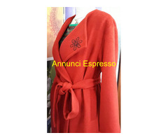 Cappotto Rosso Vintage in Lana