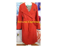 Cappotto Rosso Vintage in Lana