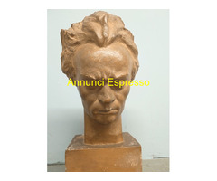 Antica scultura a mezzobusto di Beethoven, 800