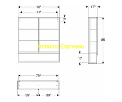 Mobile specchio bagno geberit