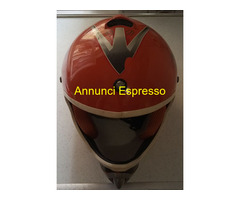 Casco moto stile cross con visiera