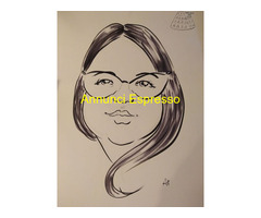 Ritratti e caricature live ad eventi