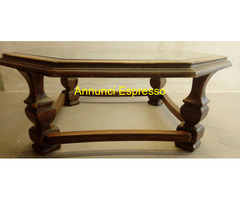 Tavolo Basso Ottagonale altezza 50 cm larghezza 13