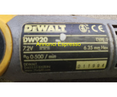 Avvitatore Dewalt Dw920 avvitatore pieghevole