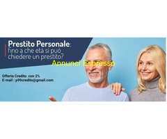 Prestito finanziario personale