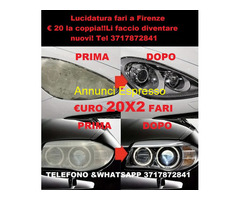 LUCIDATURA FARI A FIRENZE 20€