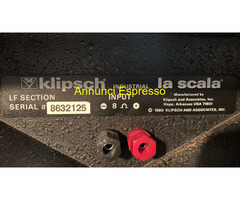 Coppia Subwoofer Klipsch la scala